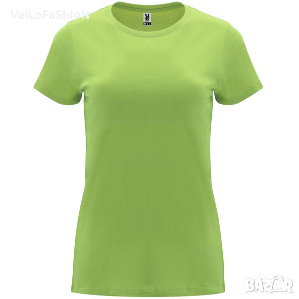 Нова дамска тениска в тревисто зелен цвят, снимка 1
