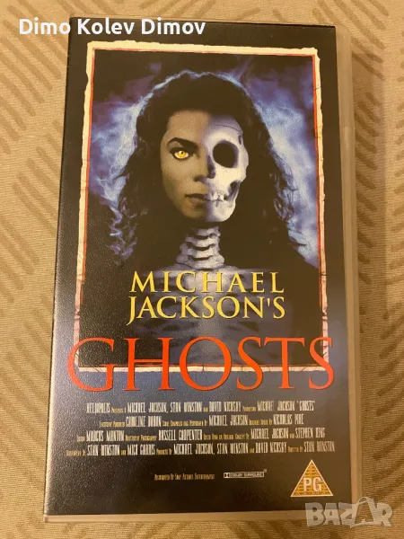 Michael Jackson GHOSTS VHS Видео Касета, снимка 1