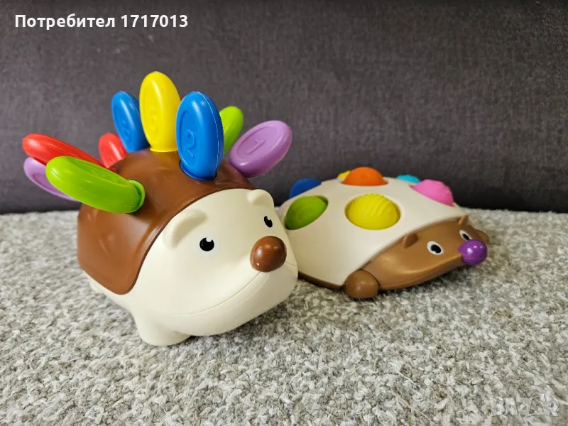 Образователни играчки таралежи – за моторика, цветове и цифри, снимка 1