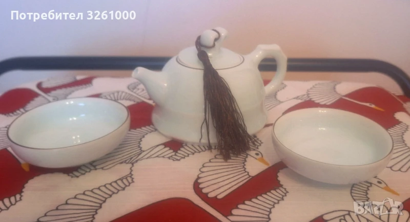 Подаръчен комплект за чай от порцелан, снимка 1