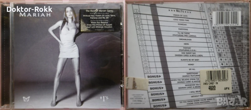 Mariah Carey - CDs - ОРИГИНАЛНИ ИЗДАНИЯ, снимка 1