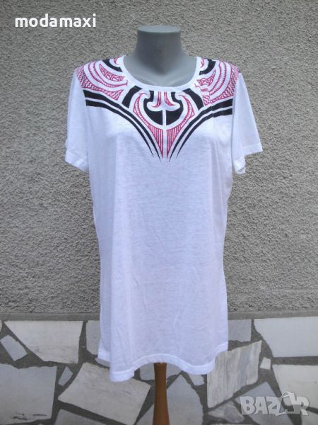 3XL Нова бяла блуза Haka, снимка 1