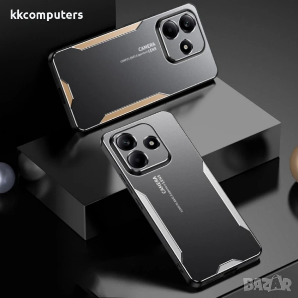 Xiaomi Redmi Note 14 5G TPU Hybrid Metal Удароустойчив Калъф и Протектор, снимка 1