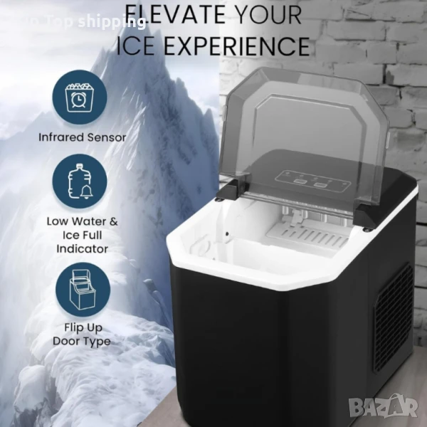 Ледогенератор Voltz,  – Компактна и мощна машина за свеж лед у дома, снимка 1