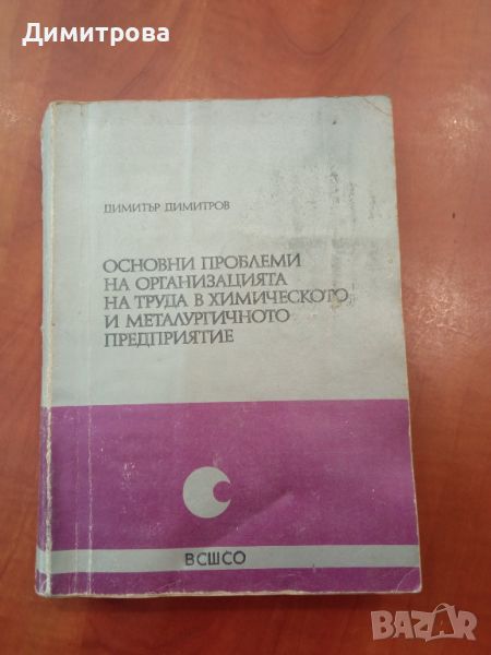 Основни проблеми на организацията на труда в химическото и металургичното предприятие - Д. Димитров, снимка 1