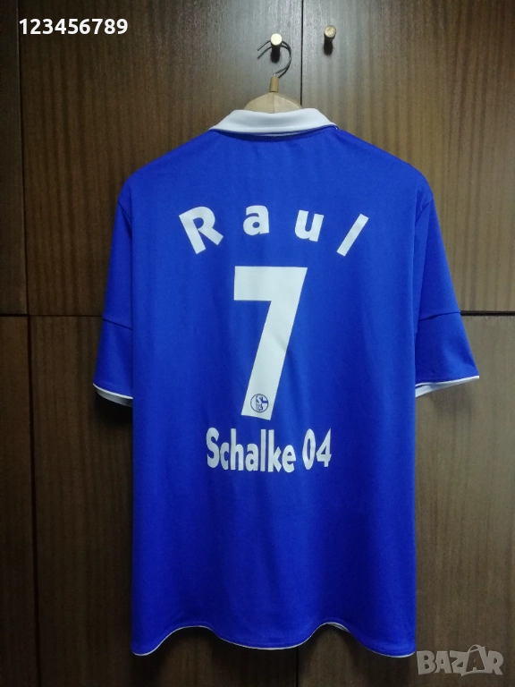 Schalke 04 Raul Adidas оригинална тениска фланелка Раул Шалке екип , снимка 1
