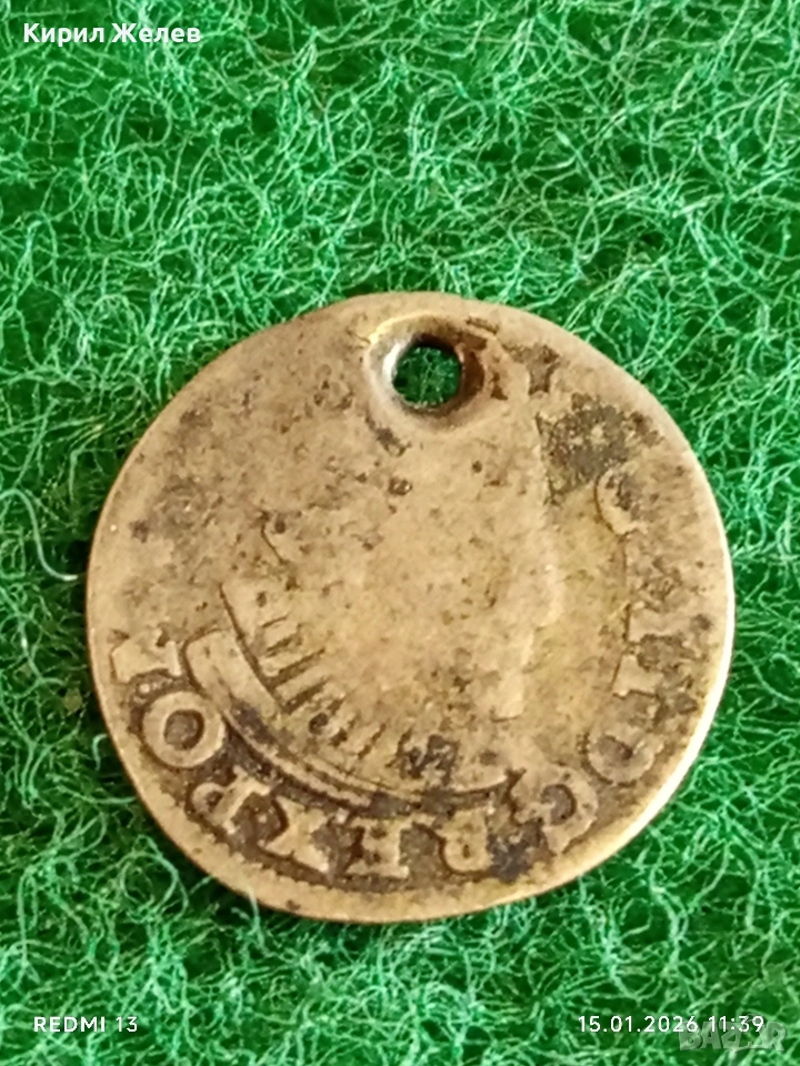 Сребърна монета 3 гроша 1690г. Сигизмунд трети Полша за КОЛЕКЦИЯ 52589, снимка 1