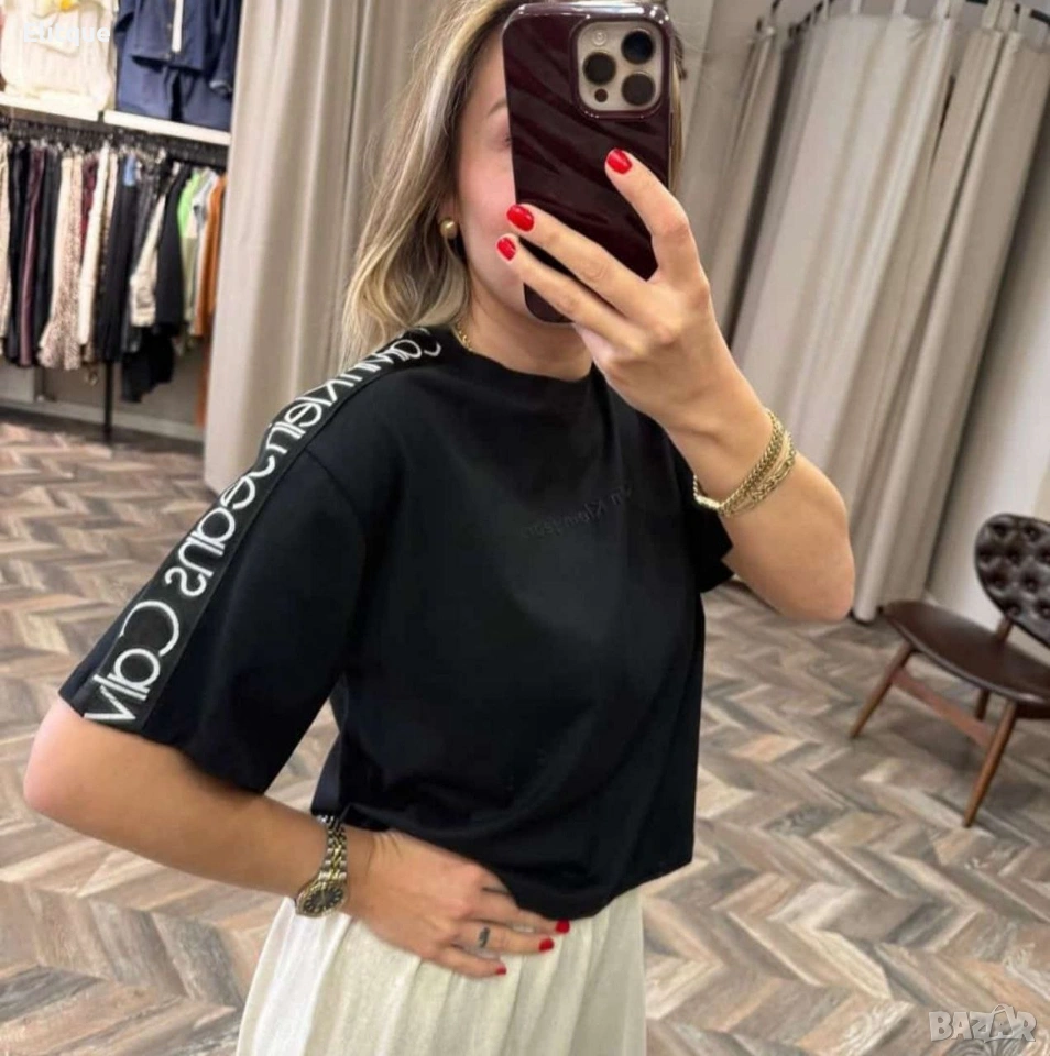 памучни тениски calvin klein guess , снимка 1