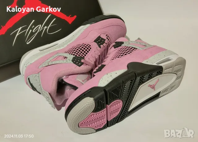 Jordan 4 Orchid 38 , снимка 2 - Дамски ежедневни обувки - 47826279