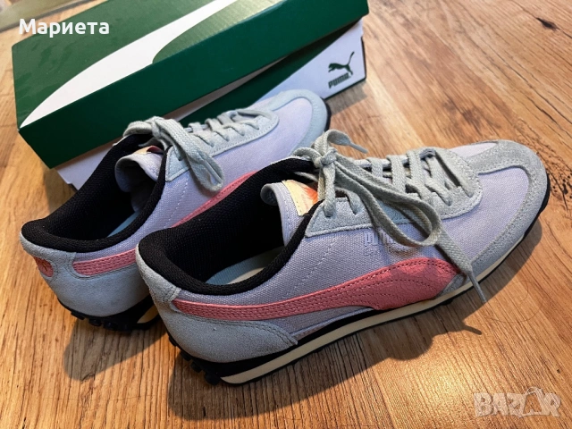 Като нови Маратонки Puma 38 размер Естествена кожа в пастелни свежи цветове, снимка 4 - Маратонки - 53827351