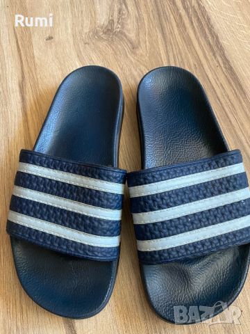 Оригинални синьо/бели чехли adidas Adilette ! 38 н, снимка 3 - Чехли - 46286689