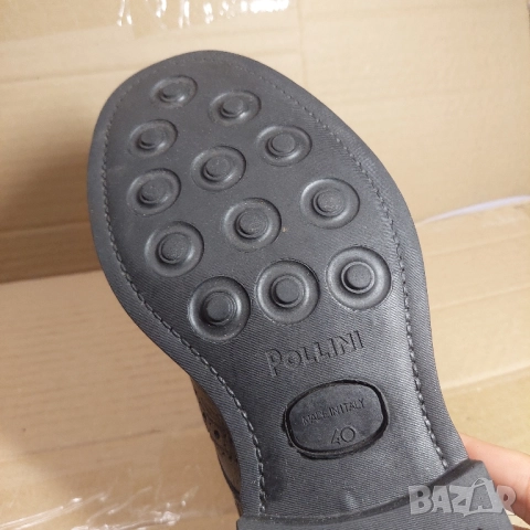 POLLINI кожени обувки номер 40 официални / ежедневни , снимка 7 - Официални обувки - 52124197