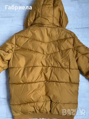 Зимно яке на LCW, цвят горчица, снимка 4 - Якета - 53309510