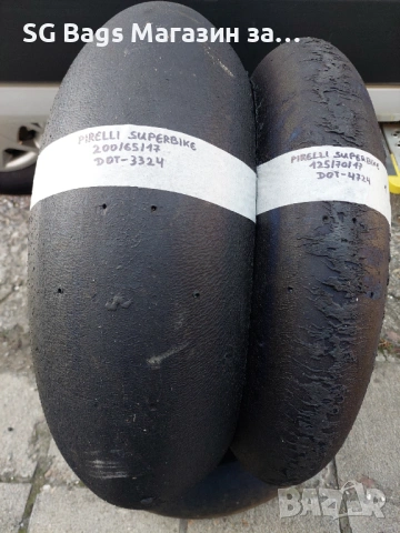 Pirelli superbike,dunlop kr metzeler сликове за мотор гуми за мотор слик за мотор, снимка 4 - Гуми и джанти - 54112291