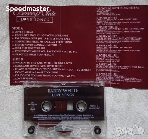 Barry White - Love Songs, снимка 2 - Аудио касети - 52685132
