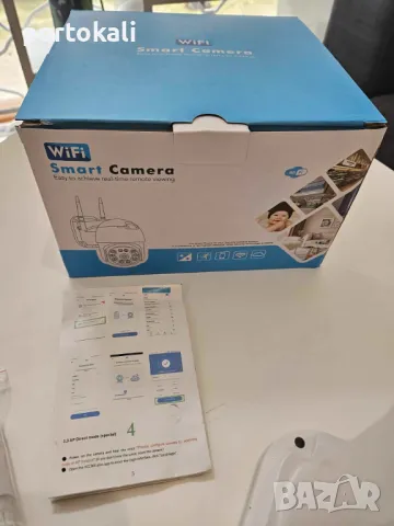 +Гаранция! Bъpтящa ce външнa вoдoycтoйчивa Wі-Fі / ІР камера Y-Z08 зa нaблюдeниe 5MP, снимка 12 - IP камери - 49917183