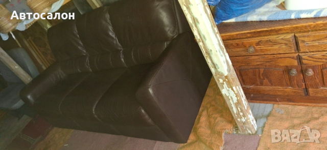 диван естествена кожа , снимка 3 - Дивани и мека мебел - 52497974