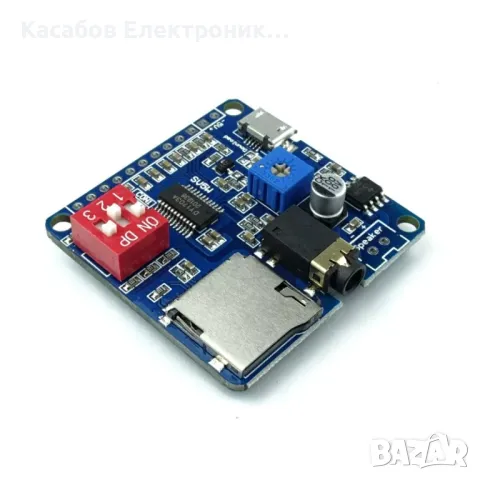 Аудио модул DY-SV5W MP3 плейър с SD слот 5W USB, снимка 1 - Друга електроника - 46858113