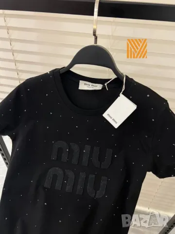 дамски тениски Miu Miu , снимка 3 - Тениски - 46943470