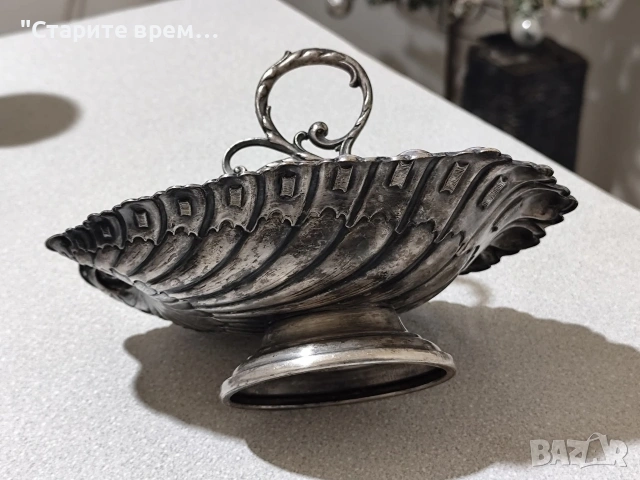 Антикварен Посребрен Лъжичник WMF , снимка 2 - Антикварни и старинни предмети - 53050622