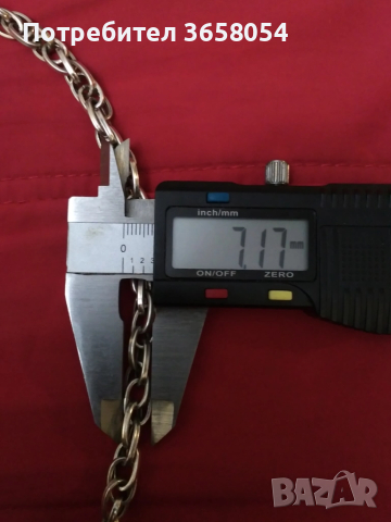 СРЕБЪРЕН ЛАНЕЦ, снимка 2 - Колиета, медальони, синджири - 52003382