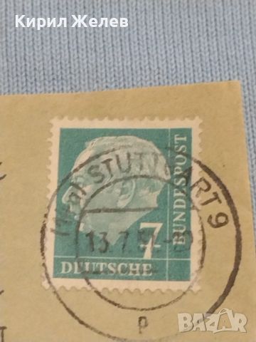 Стар пощенски плик с марки и печати Щутгарт Германия за КОЛЕКЦИЯ ДЕКОРАЦИЯ 26505, снимка 3 - Филателия - 46263151
