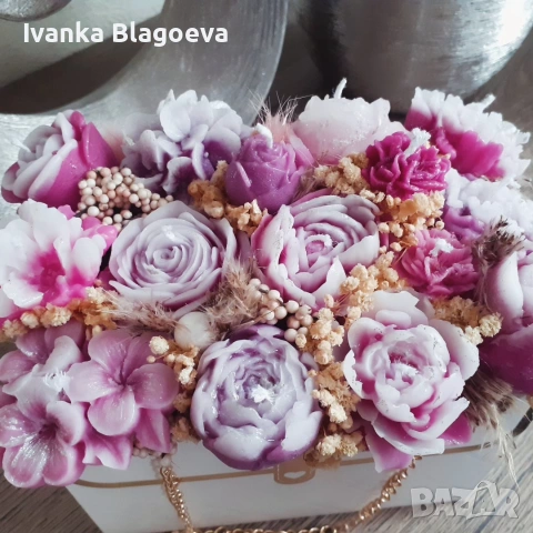 Вечен букет от ароматни свещи , снимка 8 - Декорация за дома - 49793176