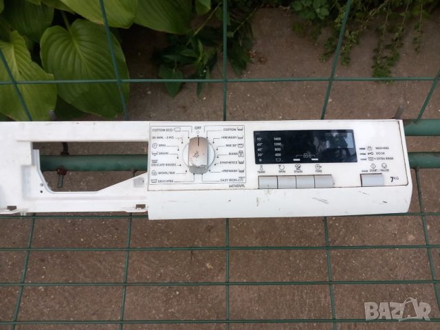 Продавам преден панел с платка за пералня AEG L64740VFL, снимка 1 - Перални - 46571088