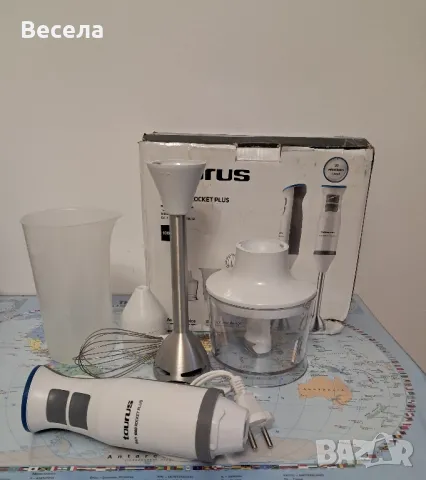 Миксер, пасатор и чопър Taurus 1000W, снимка 2 - Чопъри и пасатори - 49414111
