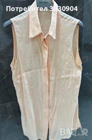 Блуза без ръкав, Etienne Aigner, Германия, размер IT 44 , снимка 12 - Ризи - 45386923