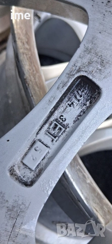 4бр ляти джанти 8J17 ET52. 5x114.3. Среден отвор 72.6мм без втулка и 64.1 с втулка..., снимка 3 - Гуми и джанти - 53979204