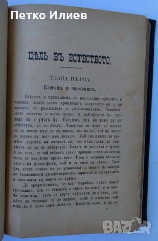 Книга "Цель в естеството и няколко теории", 1891 г, снимка 6 - Художествена литература - 46679278