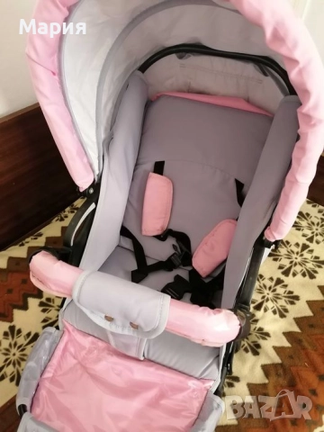Бебешка количка и столче за кола, снимка 2 - Детски колички - 52425652