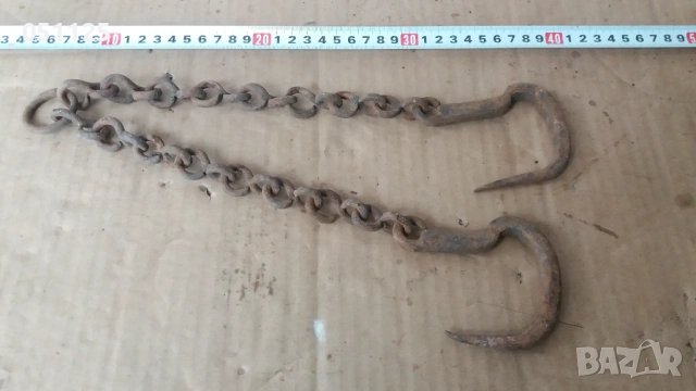 стари масивни куки, ченгели , снимка 6 - Антикварни и старинни предмети - 54067937