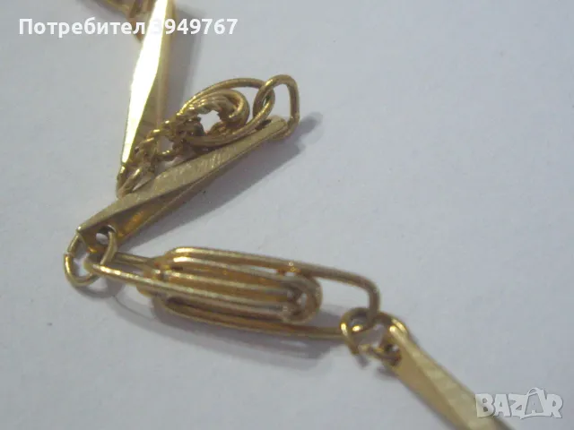 Позлатено ланче., снимка 3 - Колиета, медальони, синджири - 50259673