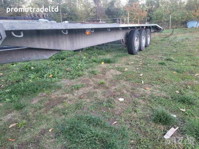 Ремарке платформа двойна под наем , снимка 2 - Ремаркета - 52220534