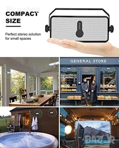 INWA 2x BLUETOOTH външен безжичен високоговорител, снимка 4 - Тонколони - 54122764