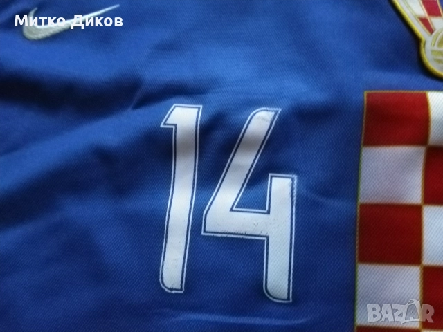 Хърватска футболна тениска маркова на Найк №14 Лука Модрич размер М, снимка 2 - Футбол - 51556221