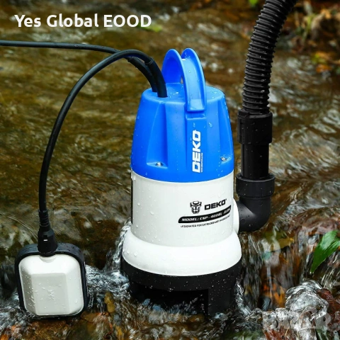 DEKO Потопяема помпа 400W 8000L/H авто стоп, снимка 6 - Водни помпи - 53639991