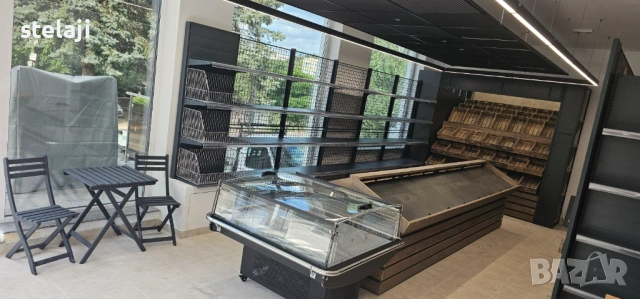 Търговско оборудване за магазини - метални стелажи, кошници, колички, снимка 13 - Стелажи и щандове - 47048095