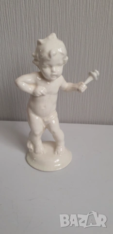 Старо порцеланово херувимче с печат, снимка 8 - Колекции - 53927406