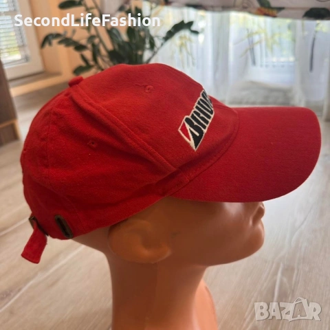 Винтидж състезателна шапка Bridgestone Formula 1 червена, снимка 4 - Шапки - 53117791