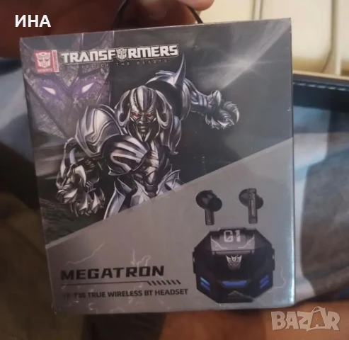 Bluetooth слушалки Transformers (Megatron), снимка 2 - Безжични слушалки - 50789470