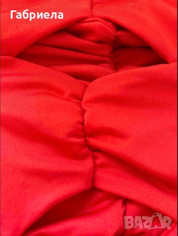 Нова червена рокля, снимка 2 - Рокли - 53326816