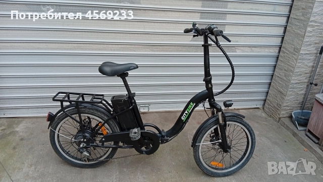 сгъваем електрически велосипед, снимка 3 - Велосипеди - 52905597