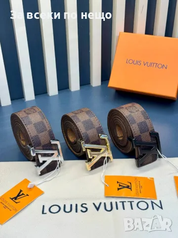 Louis Vuitton Колан Естествена Кожа Луис Витон Код D2074, снимка 11 - Колани - 49405553