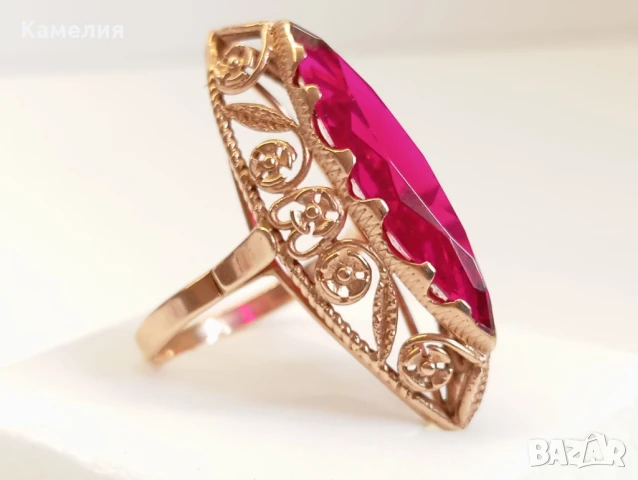 Руско злато. Уникат. , снимка 4 - Пръстени - 51213529