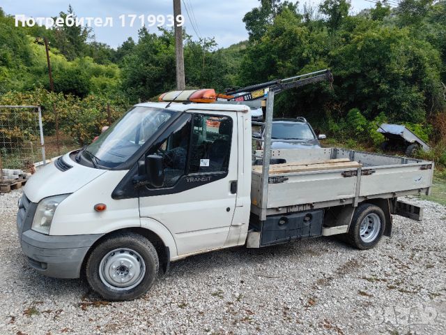 Ford Transit 2.4TDCI 116 к.с. КРАН HIAB 011!, снимка 1 - Бусове и автобуси - 46651814