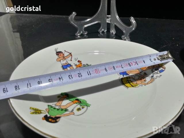 Стар български порцелан детски комплект , снимка 4 - Антикварни и старинни предмети - 53298925