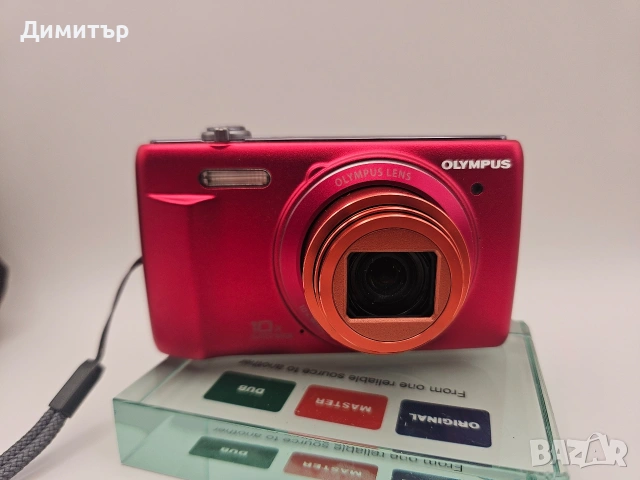 Дигитален Фотоапарат Olympus VR 350 16mp digital camera red , снимка 11 - Фотоапарати - 53702436